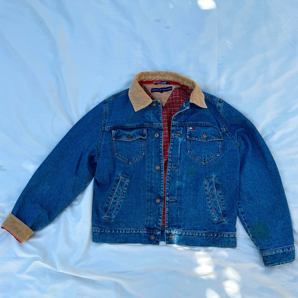 Tommy Hilfiger Denim Jacket Size S Mens 2002!